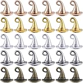 SUNNYCLUE 1 Box 60pcs 5 Colors Wizard Hat Charms 3D Charm Bulk Tibetan Antique Silver Bronze Gold Magic Halloween Christmas Charm for Jewelry Making DIY Craft Necklace Bracelet Earring