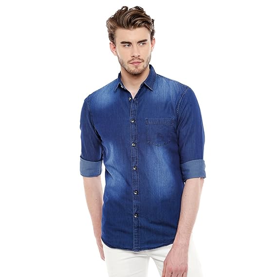 dennis lingo men's cotton casual shirt