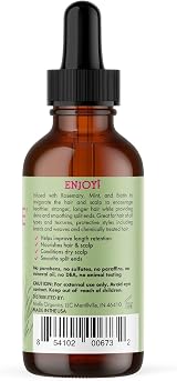Mielle Rosemary Mint Scalp & Hair Oil 2oz Clear - Mielle Organics view 2