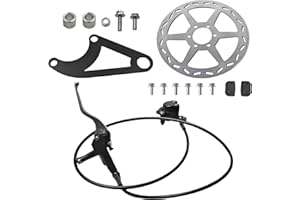 VCUJSUC Upgraded Hydraulic Brake DB30 Hydraulic Brake with CT100U Hydraulic Brake Bracket For Coleman CT100U Mini Bike with 180mm Brake Disc