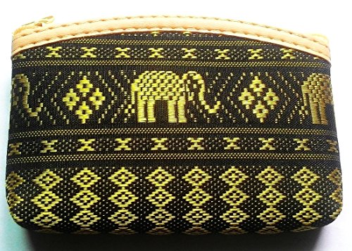 Thailand rayon silk coin purse, wallet, credit cards, identification name Mone - Purple gifts for Thailand tourism business souvenirs.
