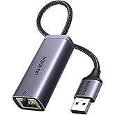 UGREEN USB to Ethernet Adapter USB 3.0 to 10 100 1000 Mbps Gigabit LAN Network Adapter RJ45 Internet Adapter Compatible with 