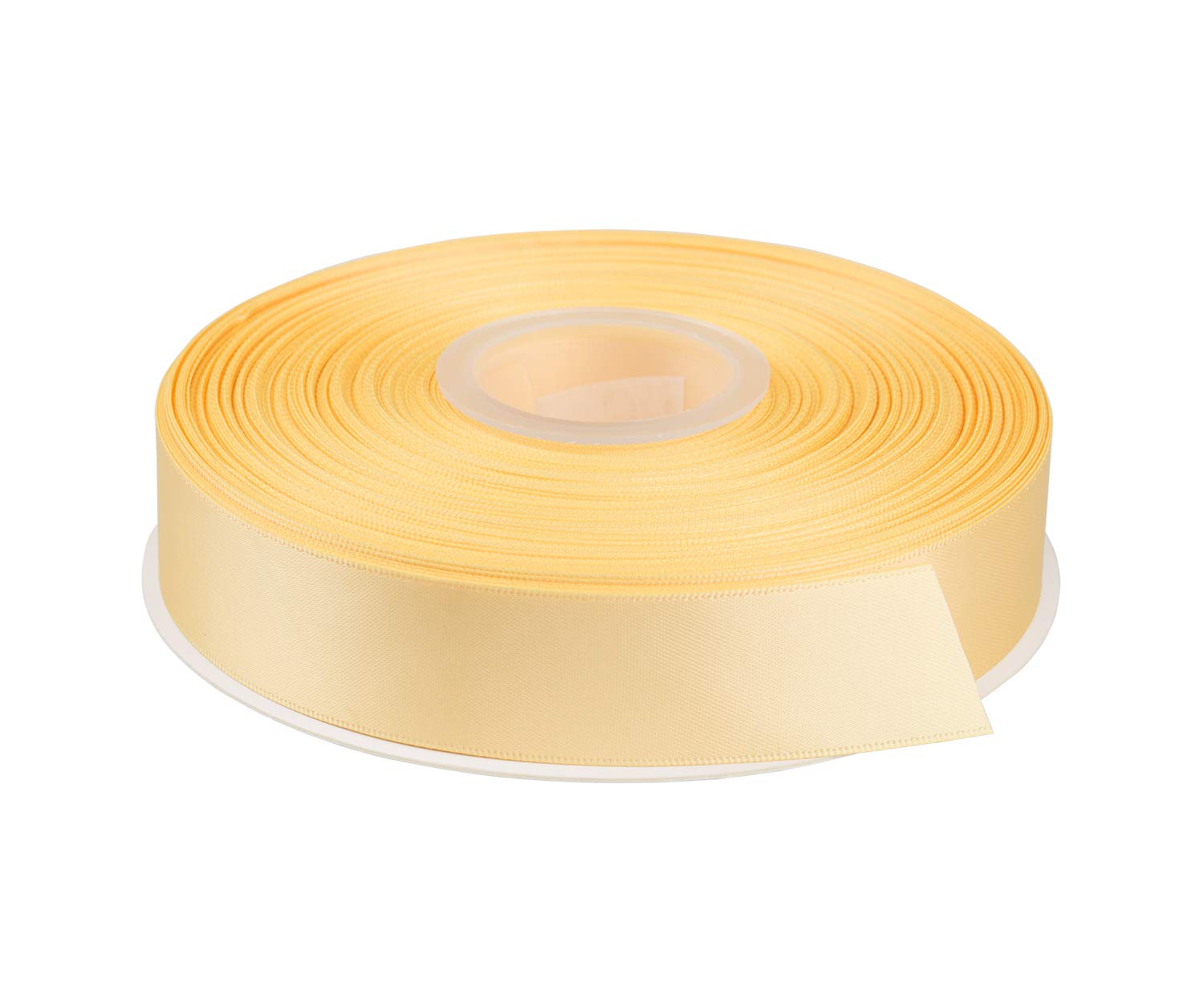 AVANAVA 25mm Wide Double Face Satin Ribbon - 45 Meters (614-Chamois)