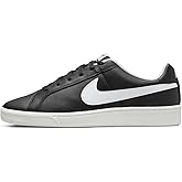 Nike Mens Court Royale Leather Trainers (7.5 D(M) US, Black/White)