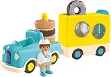 Playmobil JUNIOR 71702 Crazy Donut Truck with Stacking Features 7 pcs view 7