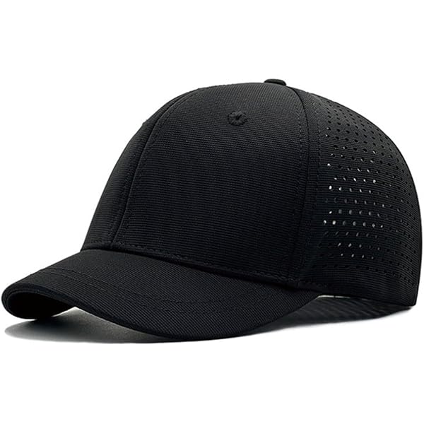 Short Brim Stretch Fitted Baseball Caps Men's Solid Structured