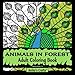Animals In Forest - Adult Coloring Book By Anika's Crafts by 