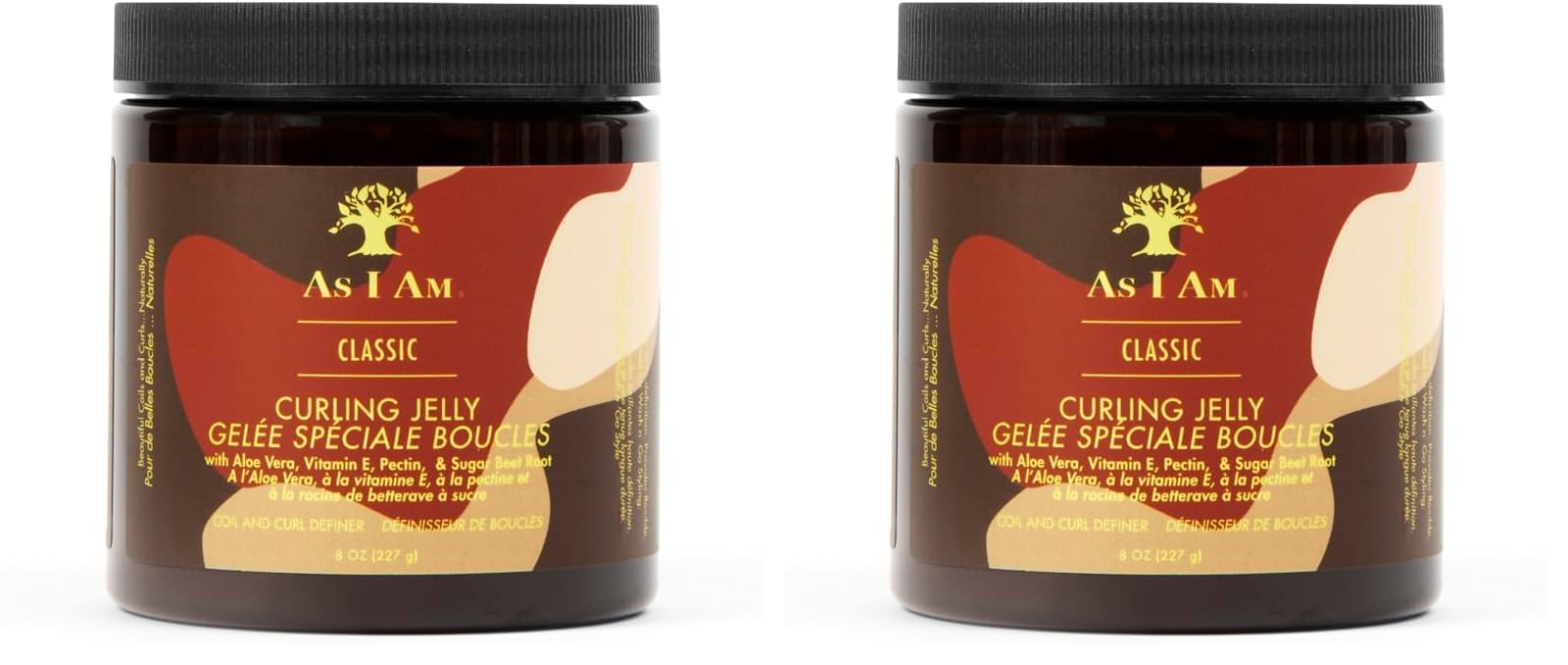 As I Am Curling Jelly Coil and Curl Definer, 227g/8 oz. (Pack of 2)