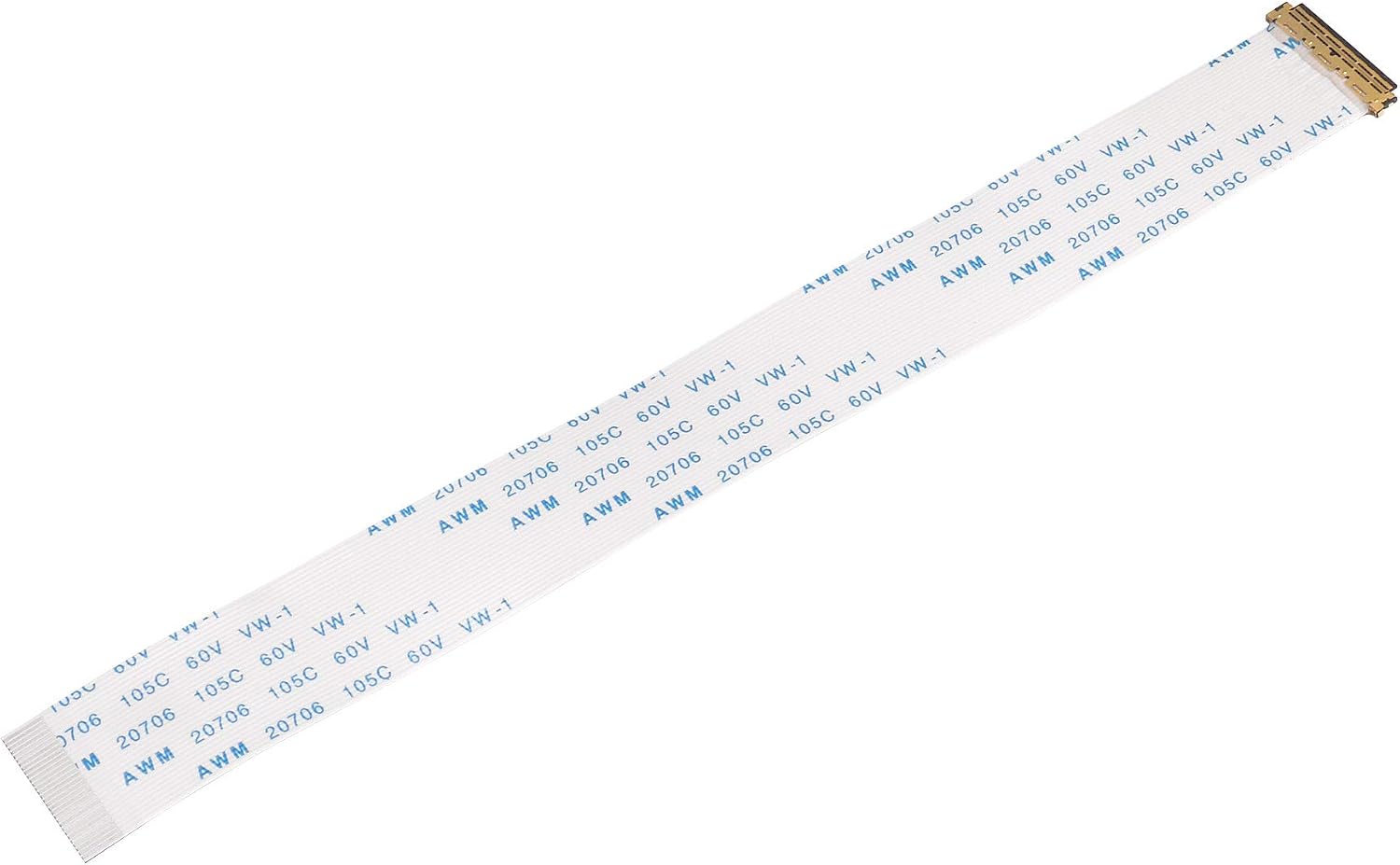 sourcing map Flexible Flat Cable, 30 Pins 0.5mm Pitch 150mm FPC FFC Flexible Ribbon Cable for LCD TV DVD Player Laptop (B Type)