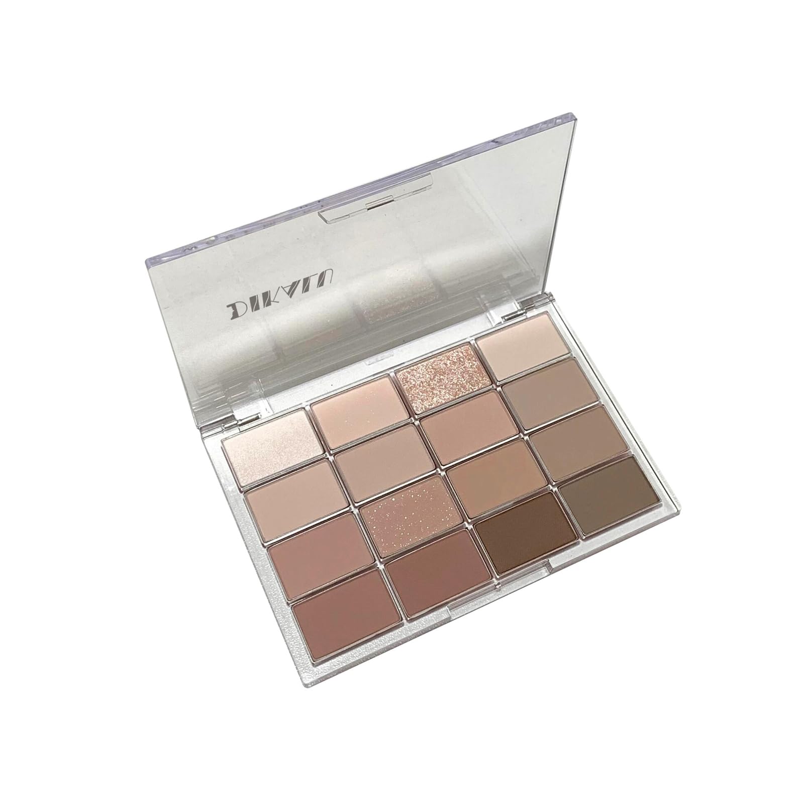 Nude Eyeshadow Palette, 16 Colours Brown Grey Nude Eye Shadows Palette For Women Long Lasting Highly Pigmented Shimmer Matte Eyeshadow Make-Up Palettes Waterproof Blendable Brown Eyeshadow Palette
