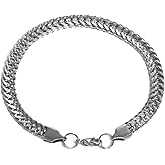 Solza Stainless Steel Bracelet for Men – Sleek Snake Chain Wristband with Adjustable Fit & Secure Clasp | Non-Tarnish 304 Steel Bracelet | Premium Polished Jewelry & Stylish Fashion Accessory