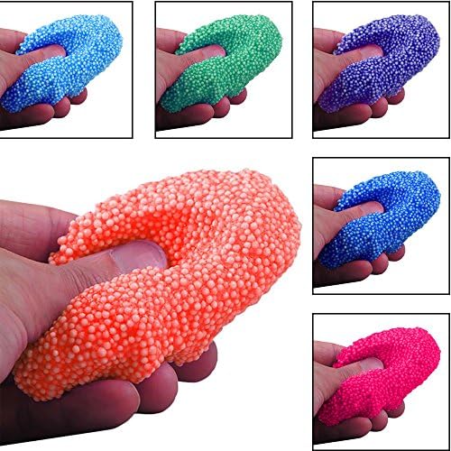 TOPUNDER Toy Slime Rubber Mud Silly Therapy Stress Kids Toys Plasticine No Borax A (Orange)