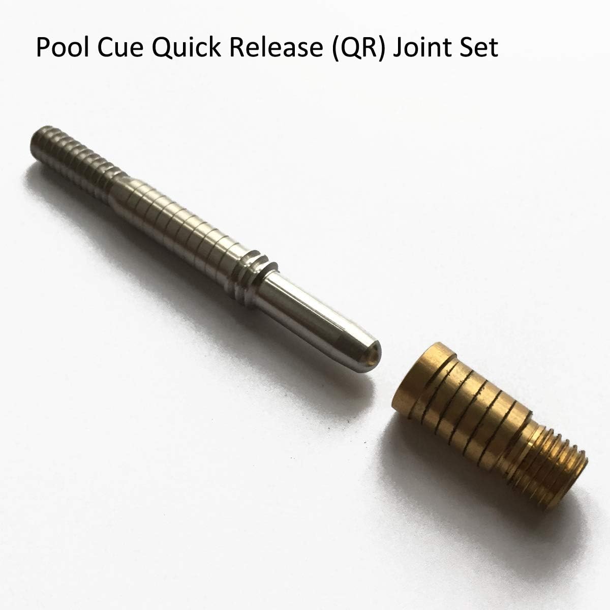 Pool Cue White POM Joint Collet Sleeve Cue Building Tool Lathe
