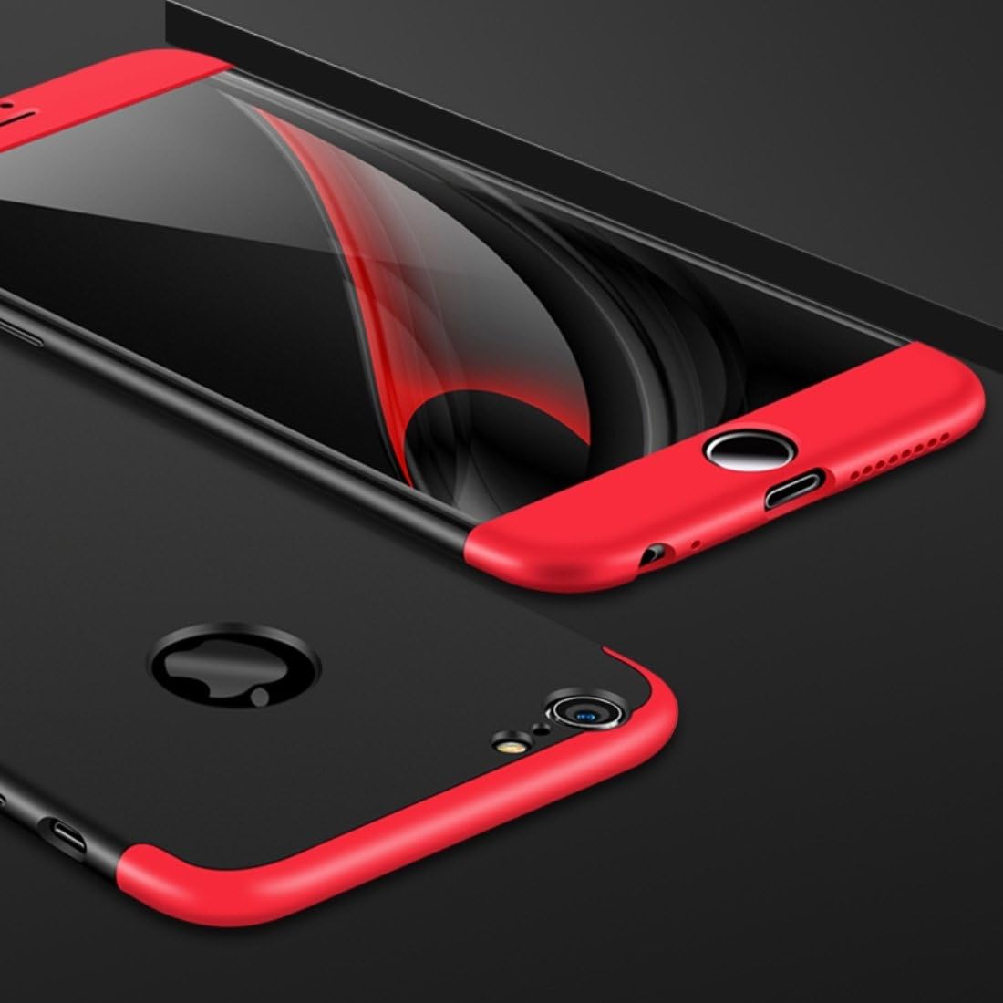 PROTECT CASE GKK for iPhone 6 & 6s PC 360 Degrees Full Coverage Protective Case Back Cover (Size : Ip6g0427br)