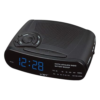 Kopper EU Plug Electronic AM/FM Radio LED Digital Display Alarm Clock Snooze Function Clock