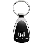 AU-TOMOTIVE GOLD, INC. Officially Licensed Teardrop Key Fob for Honda Civic Reverse C (Black)
