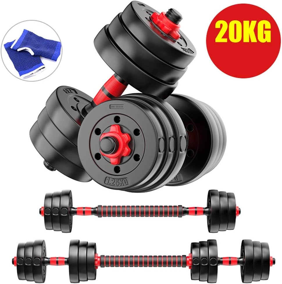 DUOER Dumbbell Exercise & Fitness Dumbbells Adjustable Dumbbell Set Durable Barbell Weight Dumbbell Set Home Fitness Equipment for Exercise Fitting Gym Body Dumbbell Dumbbells