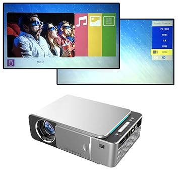 Amazon.com: HWUKONG Keystone Correction, Mini Projector Full ...