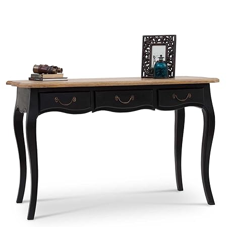 Dinan Desk - Black & Natural