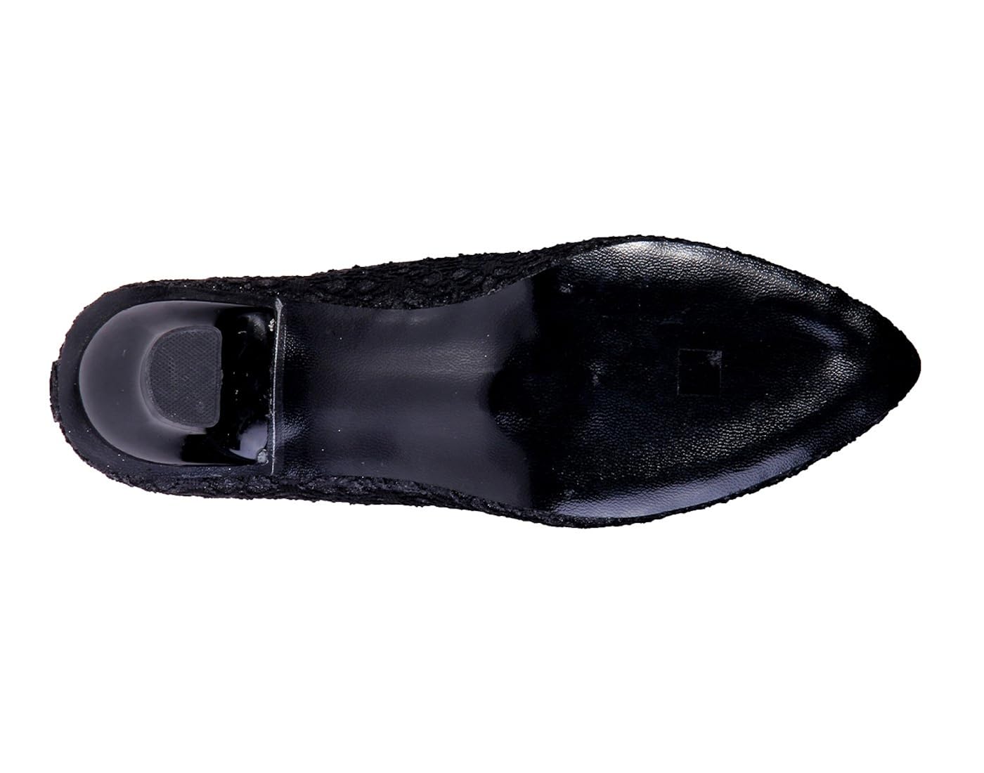 goyal black dimond cut net heels