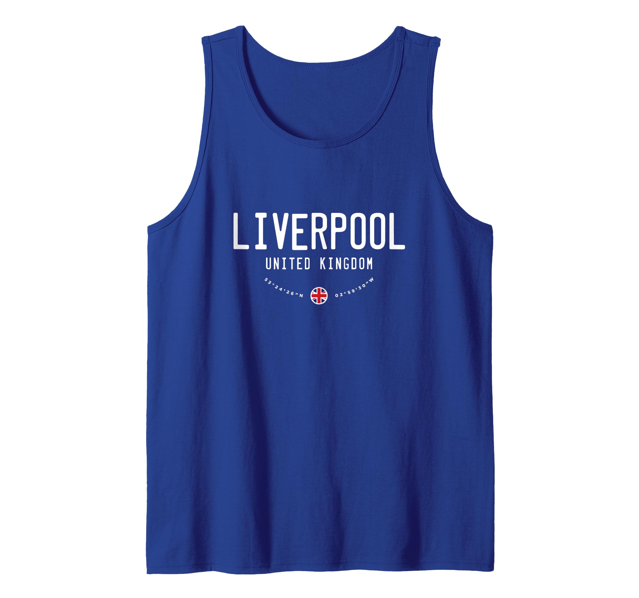 Liverpool UK United Kingdom Flag Tank Top