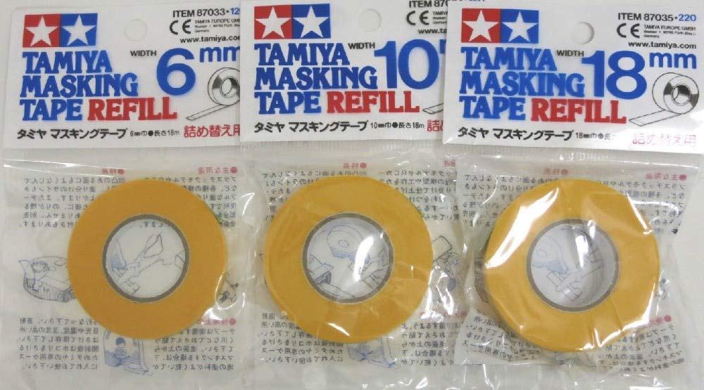 TAMIYA 87033 87034 87035 6mm 10mm 18mm refils