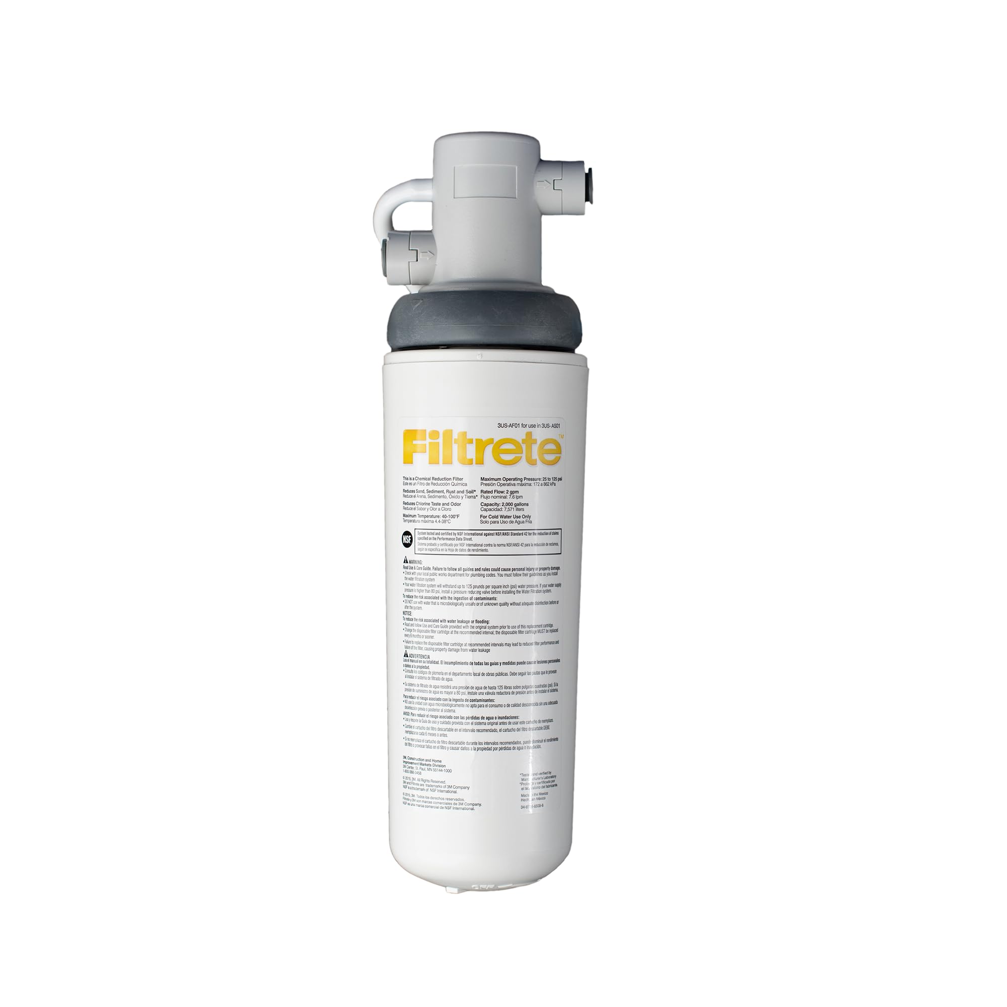 Photo 1 of Filtrete Standard Under Sink Quick Change Water Filtration System 3US-AS01