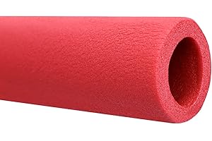 GKYZBB Red City Pipe Insulation Foam Tube 1.8m Foam tubing Protector of air Conditioning Pipe (20mmx7mm)