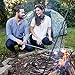 Yakura 8 Piece Marshmallow Roasting Sticks, Telescoping Smore Skewers For Bbq Hot Dog Fork Patio Fire Pit Camping