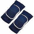 MINILUJIA Soft Breathable Knee Pads for Kid Elastic Nonslip Sponge Sleeves Flexible Children Knee Support Protector Sleeves Cover One Pair