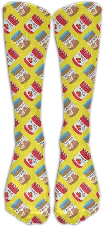 Amazon.com: Peanut Butter Jelly Pattern Thin Crew Socks