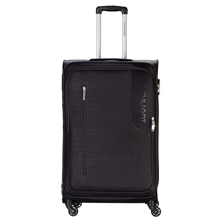 Kamiliant by American Tourister Kam Kojo Polyester 79 cms Grey Softsided Check-in Luggage (KAM KOJO SP 79 cm - Grey)