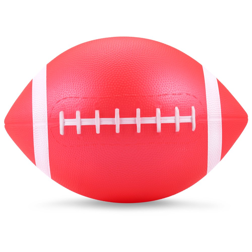 Inflatable Little Football FunHut All Weather Sports Football for Kids and Junior Athletes 8.5inch(red)