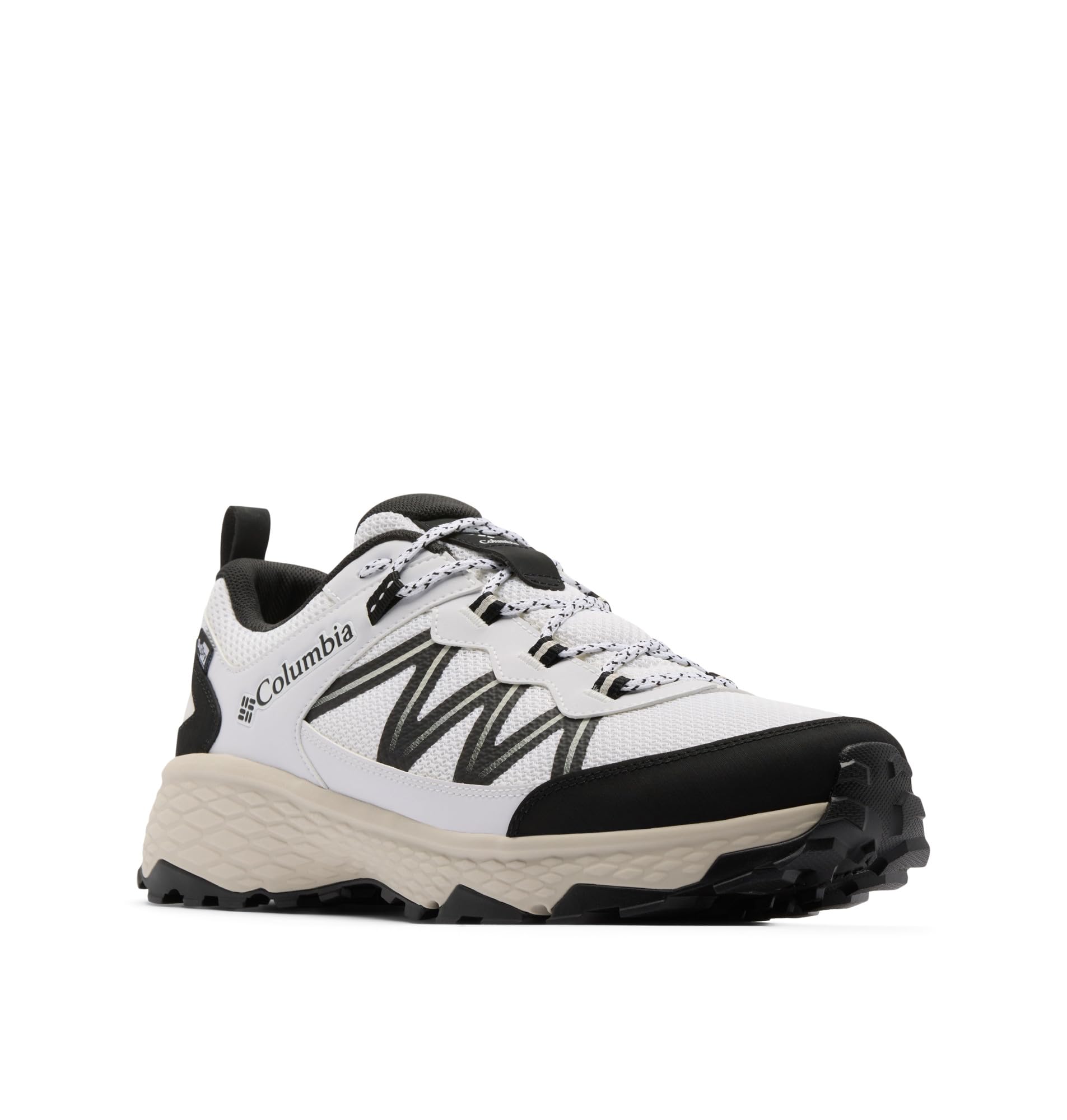 Columbia Men’s Peakfreak Rush Outdry, White/Black, 13