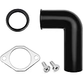 Mr. Scrappy Garbage Disposal Drain Elbow Replacement Kit - Includes 1.5" Elbow, Flange, Gasket, and Two Screws