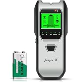 Stud Finder Wall Scanner, 5 in 1 Multifunction Stud Locator with Upgraded Smart Sensor, HD LCD Display and Audio Alarm for The Center &amp; Edge of Metal, Studs, AC Wire, and Pipe Detection (Gainsboro)