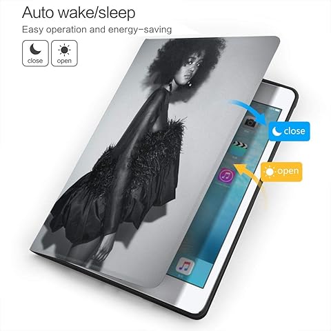 Wehoiweh Ch-Ynna - Carcasa antiarañazos fina y ligera con soporte ajustable, función de reposo/despertador, protección trasera para iPad Air3 10.5 iPad 7ª 10.2 talla única