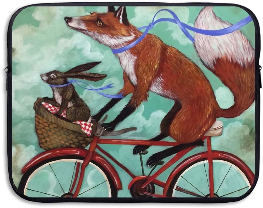 Vintage Fox Ride Bike.JPG Laptop Sleeve Case Bag Cover For 13-15 Inch Notebook Computer