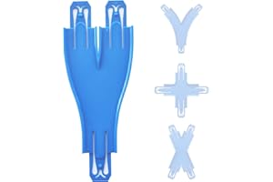 ARSUNOVO Racetrack Connectors Compatible with Hot Wheels,Hotwheels Track Builder,Booster,Curved Track Pieces,Parallel Shape 1 Packs