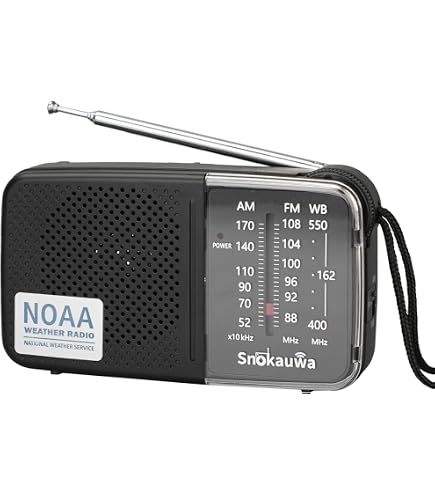 Amazon.com: Snokauwa Portable AM FM Transistor Radio Battery