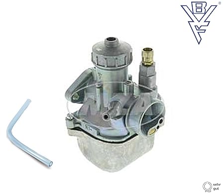 Original BVF Vergaser 16N1-11 mit Benzinschlauch 72'er Hauptdüse für Simson S51 - SR50 - S70