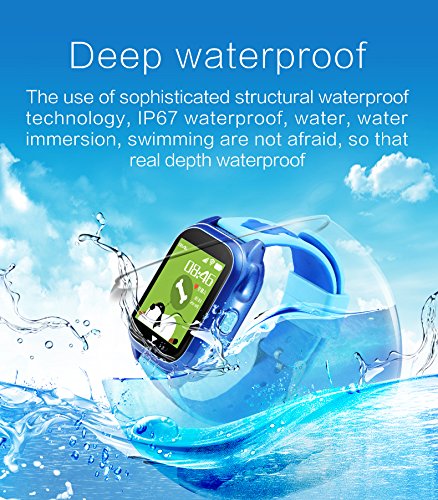 image for GBD Waterproof IP67 Kids Smart Watch Phone with FREE SIM Card GPS Trac