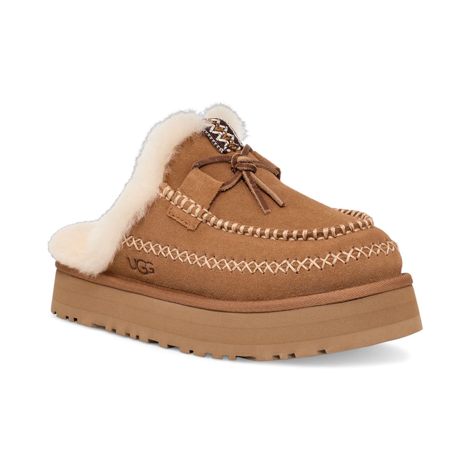 UGG Women’s Disquette Alpine Slipper, Chestnut, 9