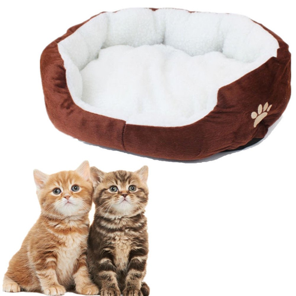 Cuscino Ovale Per Cani E Gatti - Blu, Made In Italy, Misura M - Foto 6