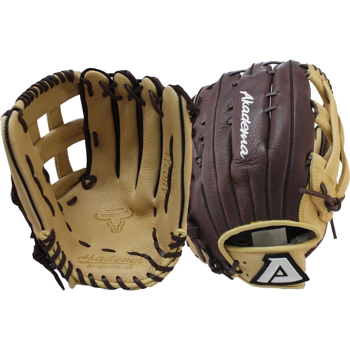 Akadema AHO224 ProSoft Series Guante, 13 - Tiro para diestros, Negro/Blanco