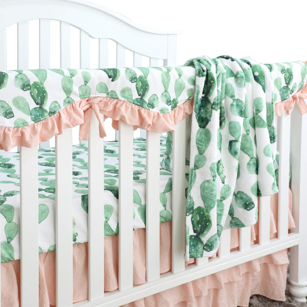 cactus crib bedding set boy