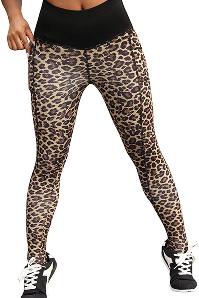 leopard gym leggings