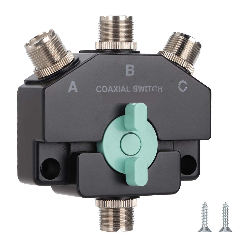 Heavy Duty Wideband Coax Switch CX310 3 Port Antenna Repeater MJ Manual Aerial