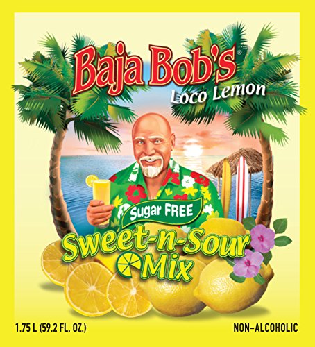 Baja Bob's Sugar Free SWEET AND SOUR Mix - 1.75 Liter - Cocktail Mix - Thumbnail 2