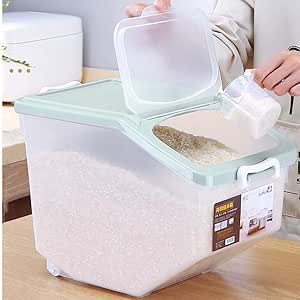 Cubo al arroz envases de alimento para Poner a Prueba de Humedad Barili